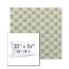 Picture of Mend Juniper | Set of 2 | 22" X 26" Sunbrella Outdoor Throw Pillows with Premium Inserts