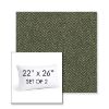 Picture of Odette Fern | Set of 2 | 22" X 26" Sunbrella Outdoor Throw Pillows with Premium Inserts