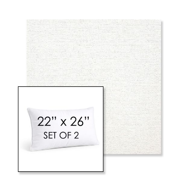 Picture of Platform Salt | Set of 2 | 22" X 26" Sunbrella Outdoor Throw Pillows with Premium Inserts