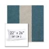 Picture of Rothko Curacao | Set of 2 | 22" X 26" Sunbrella Outdoor Throw Pillows with Premium Inserts