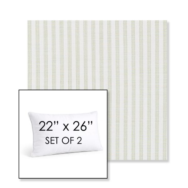 Picture of Tap Pear | Set of 2 | 22" X 26" Sunbrella Outdoor Throw Pillows with Premium Inserts