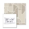 Picture of Territory Alum | Set of 2 | 22" X 26" Sunbrella Outdoor Throw Pillows with Premium Inserts
