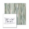 Picture of Transformation Moss | Set of 2 | 22" X 26" Sunbrella Outdoor Throw Pillows with Premium Inserts