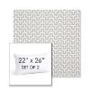 Picture of Underline Dove | Set of 2 | 22" X 26" Sunbrella Outdoor Throw Pillows with Premium Inserts