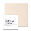 Picture of Willa Cream | Set of 2 | 22" X 26" Sunbrella Outdoor Throw Pillows with Premium Inserts