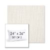 Picture of Adena Canvas | Set of 2 | 24" X 26" Sunbrella Outdoor Throw Pillows with Premium Inserts