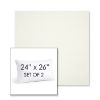 Picture of Canvas White | Set of 2 | 24" X 26" Sunbrella Outdoor Throw Pillows with Premium Inserts