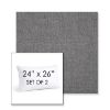 Picture of Cast Slate | Set of 2 | 24" X 26" Sunbrella Outdoor Throw Pillows with Premium Inserts