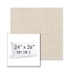 Picture of Charmer Parchment | Set of 2 | 24" X 26" Sunbrella Outdoor Throw Pillows with Premium Inserts