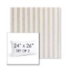 Picture of Costa Driftwood | Set of 2 | 24" X 26" Sunbrella Outdoor Throw Pillows with Premium Inserts