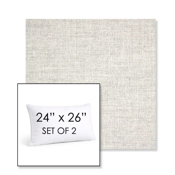 Picture of Crush Cloud | Set of 2 | 24" X 26" Sunbrella Outdoor Throw Pillows with Premium Inserts