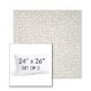 Picture of Dumont Stucco | Set of 2 | 24" X 26" Sunbrella Outdoor Throw Pillows with Premium Inserts