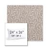 Picture of Eberly Linen | Set of 2 | 24" X 26" Sunbrella Outdoor Throw Pillows with Premium Inserts