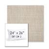 Picture of Echo Ash | Set of 2 | 24" X 26" Sunbrella Outdoor Throw Pillows with Premium Inserts