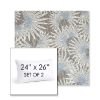 Picture of Etta Vapor | Set of 2 | 24" X 26" Sunbrella Outdoor Throw Pillows with Premium Inserts