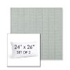 Picture of Kaia Mist | Set of 2 | 24" X 26" Sunbrella Outdoor Throw Pillows with Premium Inserts