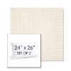 Picture of Kudos Vellum | Set of 2 | 24" X 26" Sunbrella Outdoor Throw Pillows with Premium Inserts