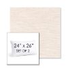 Picture of Litchfield Eggshell | Set of 2 | 24" X 26" Sunbrella Outdoor Throw Pillows with Premium Inserts