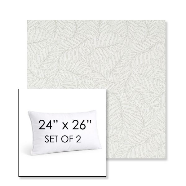 Picture of Lively Sage | Set of 2 | 24" X 26" Sunbrella Outdoor Throw Pillows with Premium Inserts