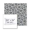 Picture of Mia Sapphire | Set of 2 | 24" X 26" Sunbrella Outdoor Throw Pillows with Premium Inserts