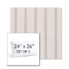 Picture of Mixi Linen | Set of 2 | 24" X 26" Sunbrella Outdoor Throw Pillows with Premium Inserts