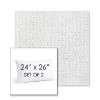 Picture of Momento Snow | Set of 2 | 24" X 26" Sunbrella Outdoor Throw Pillows with Premium Inserts