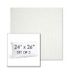 Picture of Pique Salt | Set of 2 | 24" X 26" Sunbrella Outdoor Throw Pillows with Premium Inserts