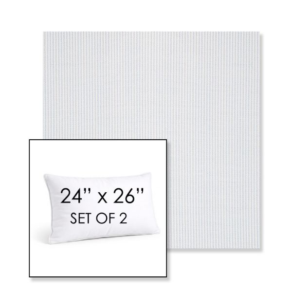 Picture of Replay Sky | Set of 2 | 24" X 26" Sunbrella Outdoor Throw Pillows with Premium Inserts