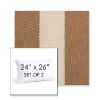 Picture of Rothko Latte | Set of 2 | 24" X 26" Sunbrella Outdoor Throw Pillows with Premium Inserts