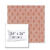 Picture of Solve Clay | Set of 2 | 24" X 26" Sunbrella Outdoor Throw Pillows with Premium Inserts