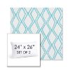 Picture of Voyage Breeze | Set of 2 | 24" X 26" Sunbrella Outdoor Throw Pillows with Premium Inserts