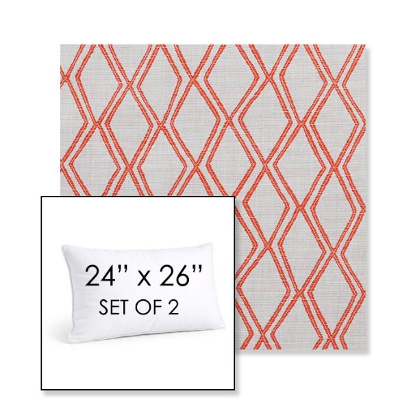 Picture of Voyage Tamale | Set of 2 | 24" X 26" Sunbrella Outdoor Throw Pillows with Premium Inserts
