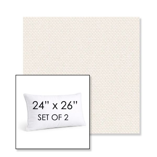 Picture of Wadi Sugar | Set of 2 | 24" X 26" Sunbrella Outdoor Throw Pillows with Premium Inserts