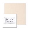 Picture of Willa Cream | Set of 2 | 24" X 26" Sunbrella Outdoor Throw Pillows with Premium Inserts