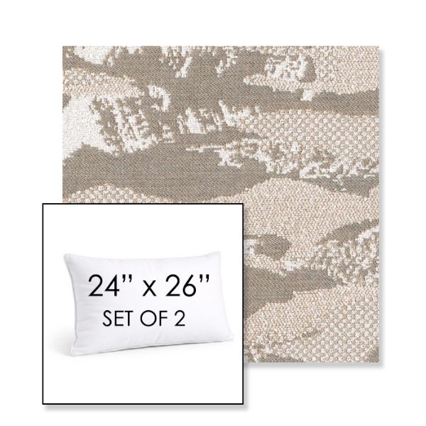 Picture of Yama Fuji | Set of 2 | 24" X 26" Sunbrella Outdoor Throw Pillows with Premium Inserts