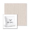 Picture of Abundant Parchment | Set of 2 | 16" Sunbrella Boxed Square Outdoor Throw Pillows with Premium Inserts