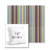 Picture of Brannon Whisper | Set of 2 | 16" Sunbrella Boxed Square Outdoor Throw Pillows with Premium Inserts