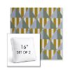 Picture of Buoy Key West | Set of 2 | 16" Sunbrella Boxed Square Outdoor Throw Pillows with Premium Inserts