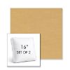 Picture of Cast Harvest | Set of 2 | 16" Sunbrella Boxed Square Outdoor Throw Pillows with Premium Inserts