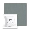Picture of Cast Seaglass | Set of 2 | 16" Sunbrella Boxed Square Outdoor Throw Pillows with Premium Inserts