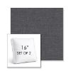 Picture of Cast Twilight | Set of 2 | 16" Sunbrella Boxed Square Outdoor Throw Pillows with Premium Inserts
