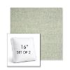 Picture of Chartres Mist | Set of 2 | 16" Sunbrella Boxed Square Outdoor Throw Pillows with Premium Inserts