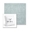 Picture of Chartres Opal | Set of 2 | 16" Sunbrella Boxed Square Outdoor Throw Pillows with Premium Inserts