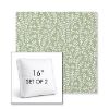 Picture of Eberly Spring | Set of 2 | 16" Sunbrella Boxed Square Outdoor Throw Pillows with Premium Inserts