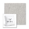 Picture of Improve Stucco | Set of 2 | 16" Sunbrella Boxed Square Outdoor Throw Pillows with Premium Inserts
