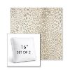 Picture of Instinct Dune | Set of 2 | 16" Sunbrella Boxed Square Outdoor Throw Pillows with Premium Inserts