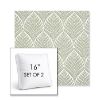 Picture of Linnaeus Spring | Set of 2 | 16" Sunbrella Boxed Square Outdoor Throw Pillows with Premium Inserts
