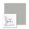 Picture of Lopi Ash | Set of 2 | 16" Sunbrella Boxed Square Outdoor Throw Pillows with Premium Inserts