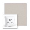 Picture of Lopi Marble | Set of 2 | 16" Sunbrella Boxed Square Outdoor Throw Pillows with Premium Inserts
