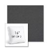 Picture of Lopi Shadow | Set of 2 | 16" Sunbrella Boxed Square Outdoor Throw Pillows with Premium Inserts
